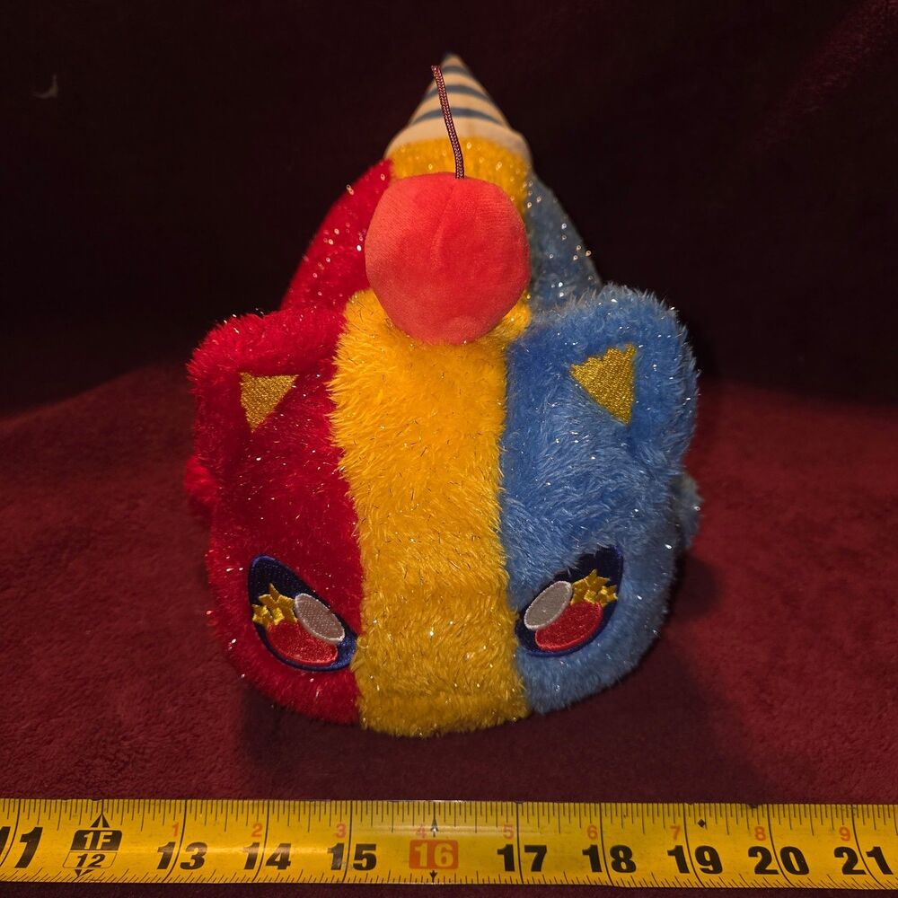Aphmau MeeMeows Carnival Treats Snow Cone Cat Large 11" Plush Tush Tag Only